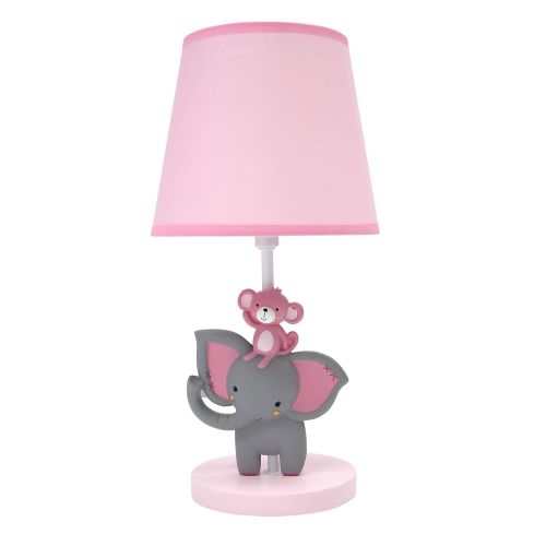  Bedtime Originals Twinkle Toes Lamp with Shade & Bulb, Pink