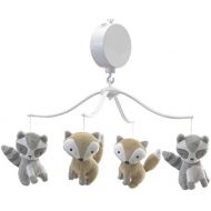 Bedtime Originals Little Rascals Forest Animals Musical Mobile, Gray/White