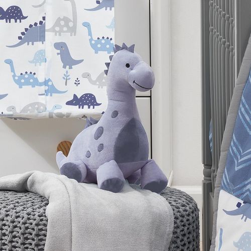  Bedtime Originals Roar Dinosaur Plush Rex, Blue