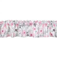 [아마존베스트]Bedtime Originals Blossom Pink/Gray Watercolor Floral Window Valance