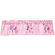 [아마존베스트]Bedtime Originals Butterfly Kisses Window Valance, Multicolor