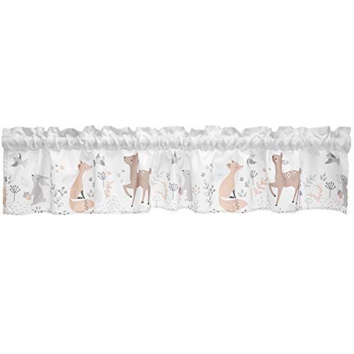  [아마존베스트]Bedtime Originals Deer Park Window Valance, Multicolor (285029)