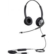 BeeBang Mono USB Headset Headphone with Microphone Noise Cancelling for Skype Microsoft Lync Voice...