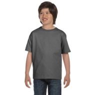 Beefy-T Boys Smoke Grey T-shirt by Hanes