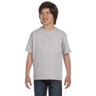 Beefy-T Boys Grey Cotton T-Shirt by Hanes