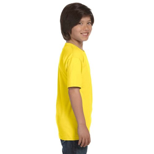  Beefy-T Boys Yellow T-Shirt by Hanes