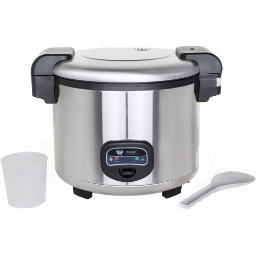  [아마존베스트]Beeketal BRK-5 Professional Gastro Rice Cooker 13 Litres for up to 4 kg of Rice (Approx. 35-50 Servings) Cooking and Warming Function, Non-Stick Inner Pot, Condensation Bowl, Inclu