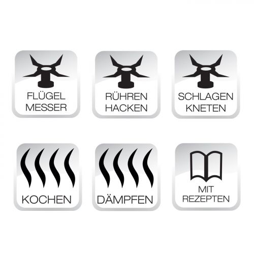  Beem BEEM Thermostar MiXX und Cook, Multifunktionsgeraet mit Kochfunktion inklusiv Kochbuch, Edition Eckart Witzigmann, Edelstahl/schwarz