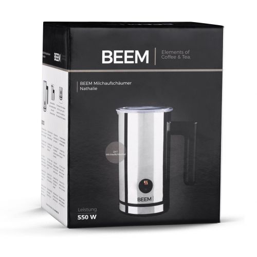  Beem Milk Frother 1110BKElements Of Coffee & Tea, 650W, 4Program Settings and Induction Heating and Frothing, Black, Stainless Steel