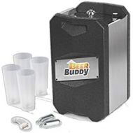 [아마존베스트]Beer Buddy Version 2020 Bottoms Up mobile beer dispenser with no electricity. For all 5-litre party barrels. Starter pack including reusable cups, Co2 capsules and magnets.