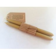 Beerealco 5 x 3/4 100% Pure Beeswax Hand Dipped Taper Candles