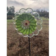 BeezBoutiqueDesigns Glass Yard Art,Suncatcher,One of a Kind,Repurposed,Upcycled,Garden,Gift