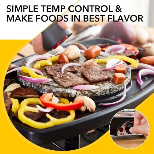  Befano Electric Raclette BBQ Grill with Fondue Pot Sets, Portable Korean Table Grill Electric Indoor Cheese Raclette, Dual Adjustable Thermostats, 8 People Serve Perfect for Partie