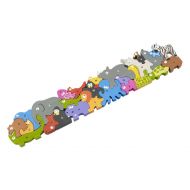 BeginAgain - Animal Parade A to Z Puzzle and Playset, Make Learning Fun and Help Spark Your Childs Imagination, Educational Wooden Alphabet Puzzle (For Kids 2 and Up)