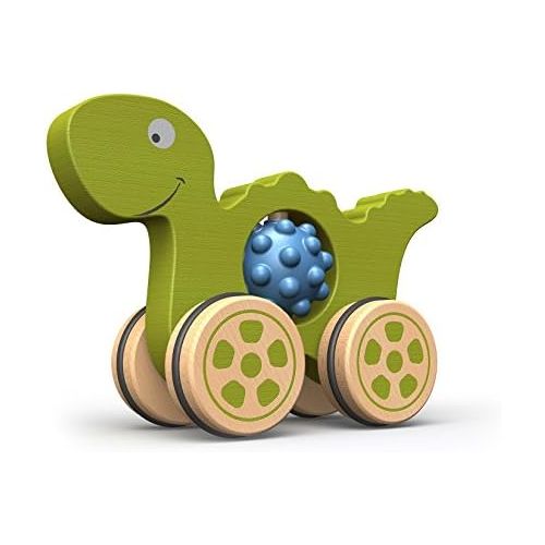  BeginAgain Nubble Rumbler Dino - Promote Imagination and Active Play - Green, Kids 18 Months and Up