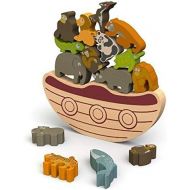 BeginAgain - Balance Boat Endangered Animals Game, Make Learning Fun and Help Spark Your Childs Imagination, Helps Promote Active Play and Develop Motor Skills (For Kids 3 and Up)