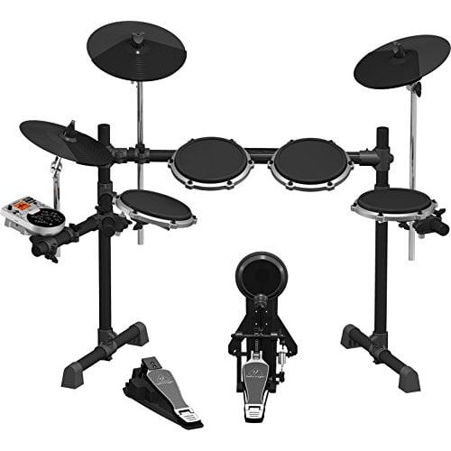  Behringer XD80USB High-Performance 8-Piece Electronic Drum Set w175 Sounds, 15 Drum Sets, LCD Display and USBMIDI