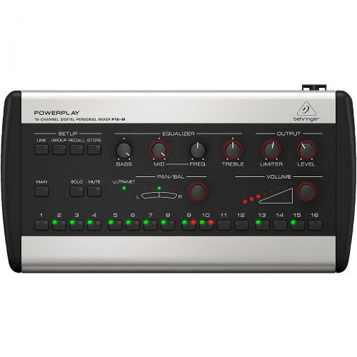  Behringer},description:The BEHRINGER POWERPLAY P16 system is the easy, affordable way to give your musicians and vocalists what they really want-more me! P16-M Personal Mixers lets