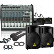 Behringer},description:The Behringer PMP6000  B212XL Mains and Monitors PA Package is an inexpensive collection of Behringer technology to monitor, capture, mix, and project your