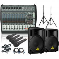 Behringer},description:The Behringer PMP6000  B215XL Powered Mixer PA package is an inexpensive collection of BEHRINGER technology to monitor, capture, mix, and project your live