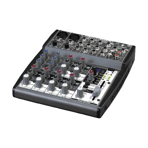  Behringer},description:The Behringer XENYX 1002FX mixing console has 10 inputs and an FX send control for each channel. Additionally, assignable CDtape inputs have been incorporat