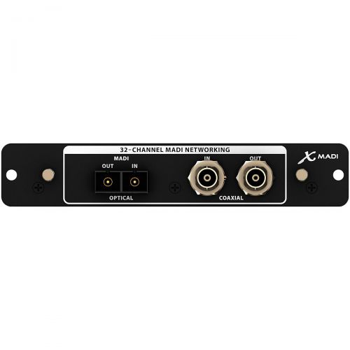  Behringer},description:The X32 expansion slot provides flexible and expandable connectivity for many different applications. The X-MADI Expansion Card can easily be installed in pl