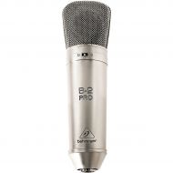 Behringer},description:The Behringer B-2 Pro Condenser Microphone provides transparency usually found on high-end large-diaphragm condenser mics. Features selectable patterns, low-
