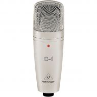 Behringer},description:The ultra-affordable Behringer C-1 microphone is a large-diaphragm condenser mic with a cardioid polar pattern providing the performance youd expect from a s