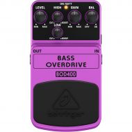 Behringer},description:The Bass Overdrive BOD400 Bass Effects Pedal is an overdrive pedal that supports the entire frequency range of bass guitars, even 5 & 6-stringers. The best p