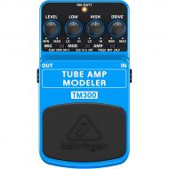 Behringer},description:Setting up amps, dialing in tones and positioning mics takes a lot of time and patience. Why not step on a TM300 Tube Amp Modeler and skip straight to the go