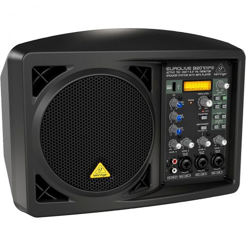  Behringer EUROLIVE B207MP3 6.5 PAMonitor Speaker System