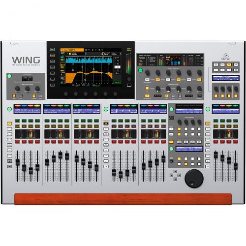  Behringer WING 48-Channel Digital Mixer with 24-Fader Control Surface and 10 Touch Screen