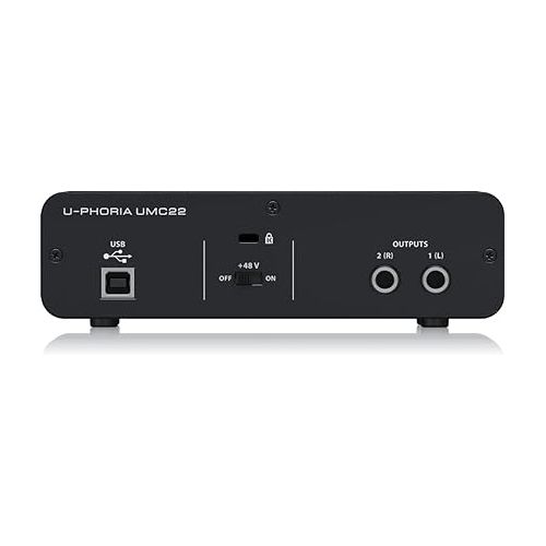  Behringer U-Phoria UMC22 USB Audio Interface