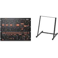 Behringer 2600 Semi-Modular Analog Synthesizer with 3 VCOs and Multi-Mode VCF in 8U Rack-Mount Format & On-Stage RS7030 Rack Stand,Black
