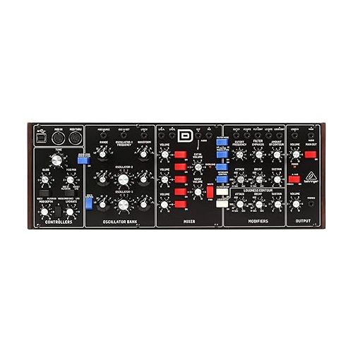  Behringer Model D Analog Synthesizer & EURORACK STAND (3-TIER) 3-Tier Eurorack Stand for 70, 80 and 104 HP Chassis