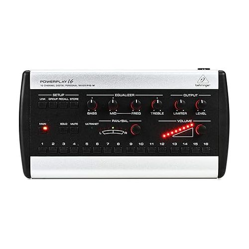  Behringer X32 Digital Mixer & Powerplay P16-M 16-Channel Digital Personal Mixer