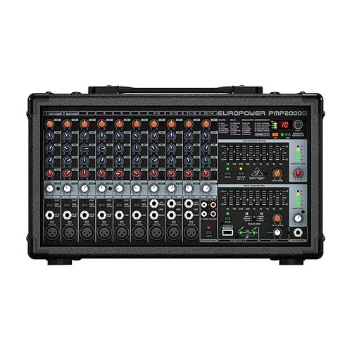  Behringer PMP2000D 14-Channel 2000W Powered Mixer