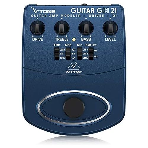  Behringer V-Tone Guitar Driver DI GDI21 Amp Modeler/Direct Recording Preamp/DI Box