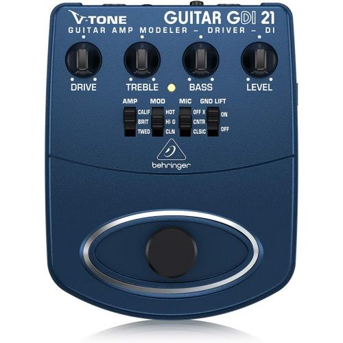  Behringer V-Tone Guitar Driver DI GDI21 Amp Modeler/Direct Recording Preamp/DI Box