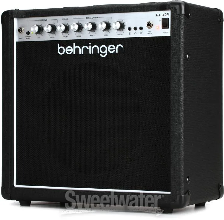  Behringer HA-40R-UL 1x10-inch 40-watt Combo Amp