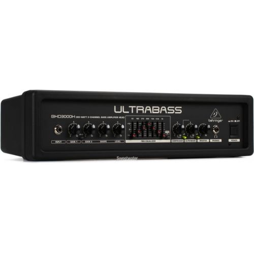  Behringer UltraBass BXD3000H 300-watt 2-channel Bass Head