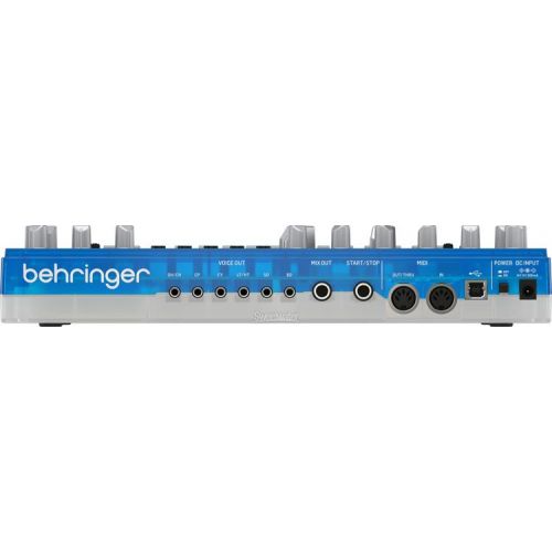  Behringer RD-6-BB Analog Drum Machine - Baby Blue Translucent