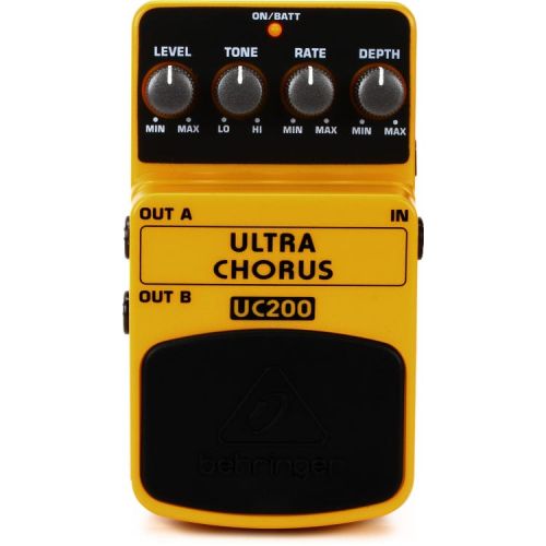  Behringer Alt Rock 3-Pack - Overdrive/Distortion, Chorus, and Delay with Power Supply