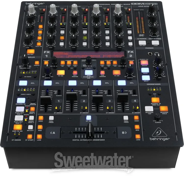  Behringer DDM4000 5-channel Digital DJ Mixer