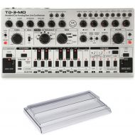Behringer TD-3-MO-SR Analog Bass Line Synthesizer with Decksaver Cover - Silver