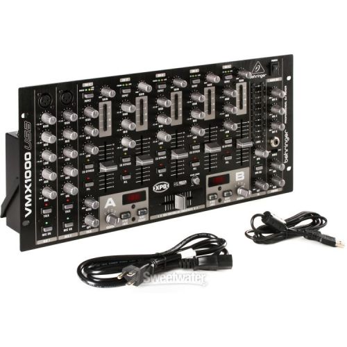  Behringer Pro Mixer VMX1000USB 5-channel DJ Mixer