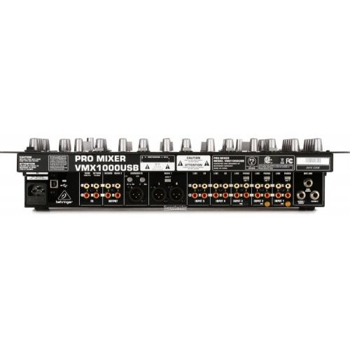  Behringer Pro Mixer VMX1000USB 5-channel DJ Mixer