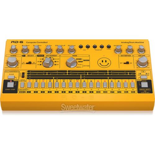  Behringer RD-6-AM Analog Drum Machine - Yellow