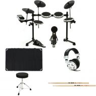 Behringer XD8USB Electronic Drum Set Essentials/Mat/Headphones Bundle