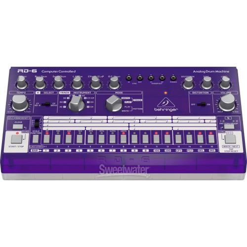  Behringer RD-6-GP Analog Drum Machine - Purple Translucent